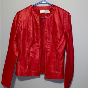 Red Leather Jacket!